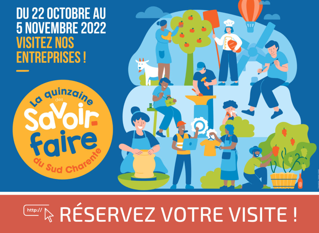 Réservations quinzaine des savoir faire Sud Charente