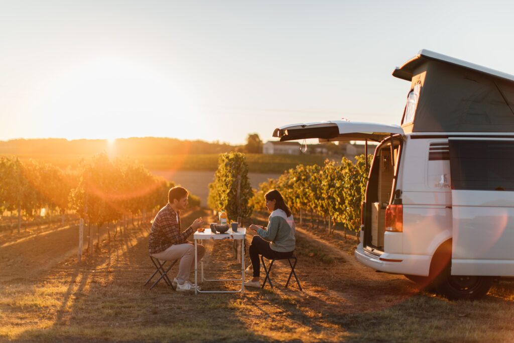 Week-end en amoureux en van en Charente